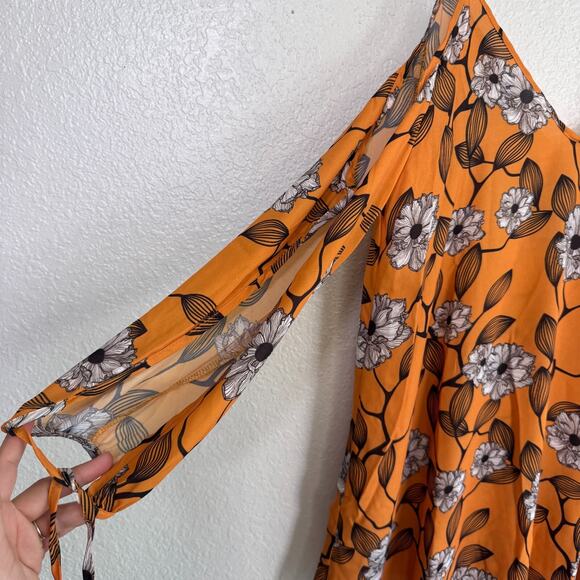 WET Swimsuit Set Women Large Floral One Piece Matching Cover Up Dress Resort NEW - Picture 7 of 14